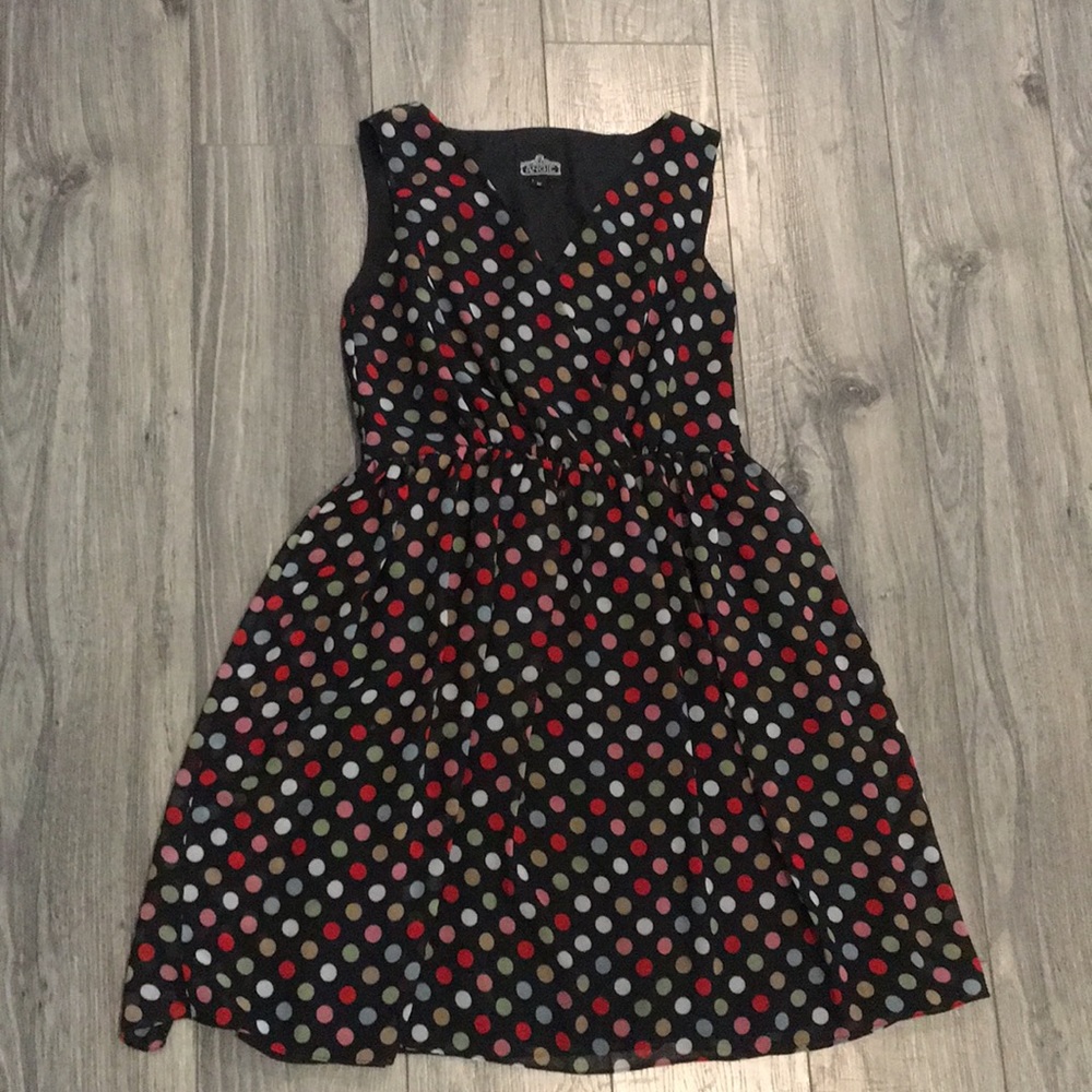 Colorful Polka Dot Dress